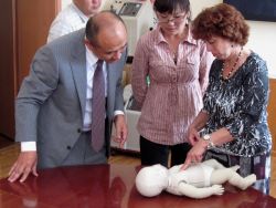 The Deputy Minister is intrigued by the CPR Mannequins